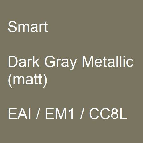 Smart, Dark Gray Metallic (matt), EAI / EM1 / CC8L.